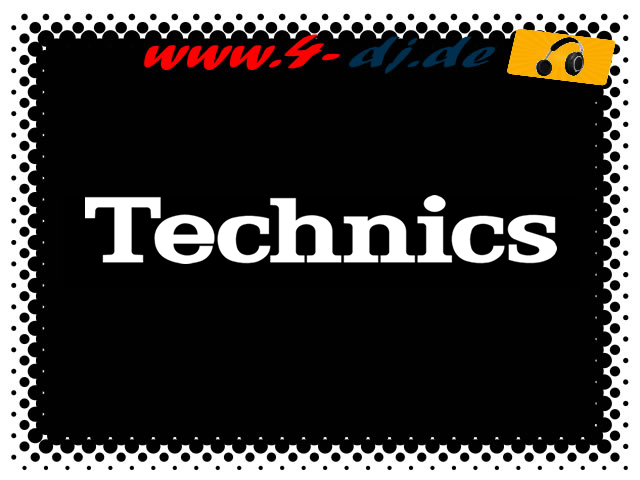 Sticker Technics weiss - zum Schließen ins Bild klicken